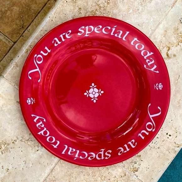 The Red Plate Company Dining Vintage 979 The Original Red Plate